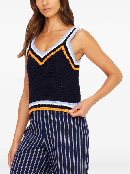  The Upside Lucien V-neck Tank Top - Blue 