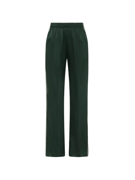  The Upside Marnie Wide-leg Silk Trousers - Green 