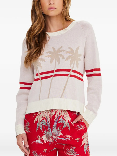  The Upside Palma Palm-tree Sweater - Neutrals 