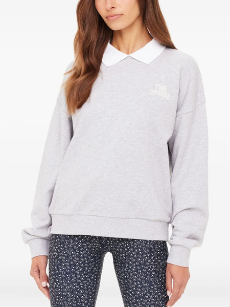  The Upside Pascal Collared Crew-neck Sweater - Grey 