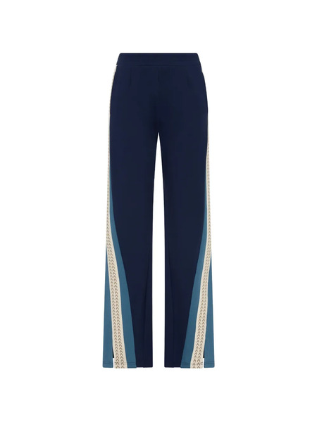 The Upside Petra Side-stripe Flared Trousers - Blue 
