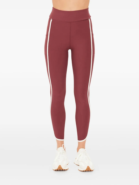  The Upside Samara Stripe-pocket Leggings - Red 