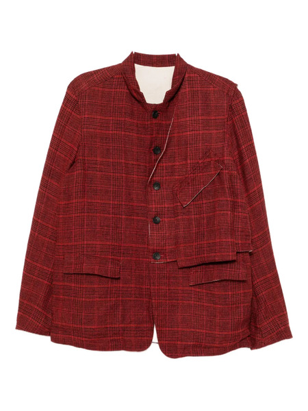  The Viridi-anne Checked Blazer - Red 