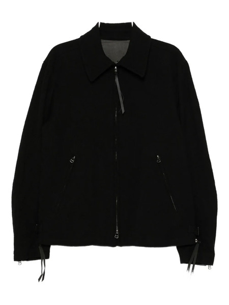  The Viridi-anne Wool Zip-up Jacket - Black 