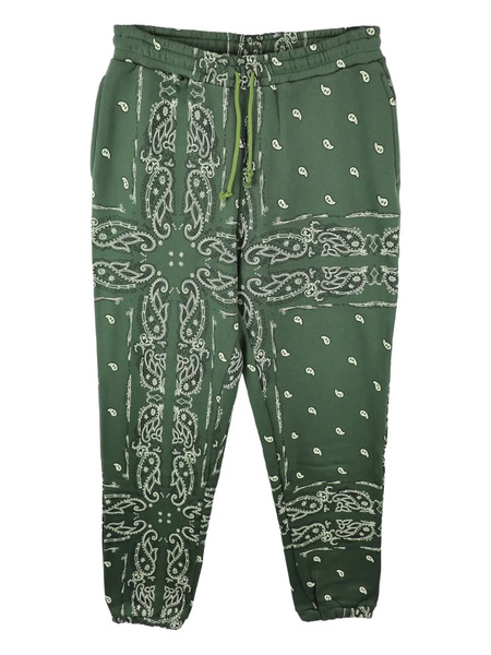  The World Is Yours Paisley-pattern Sweatpants - Green 
