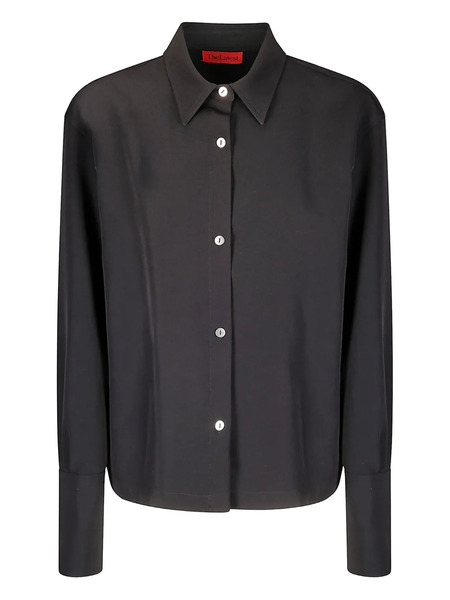  Thelatest Button-down Shirt - Black 