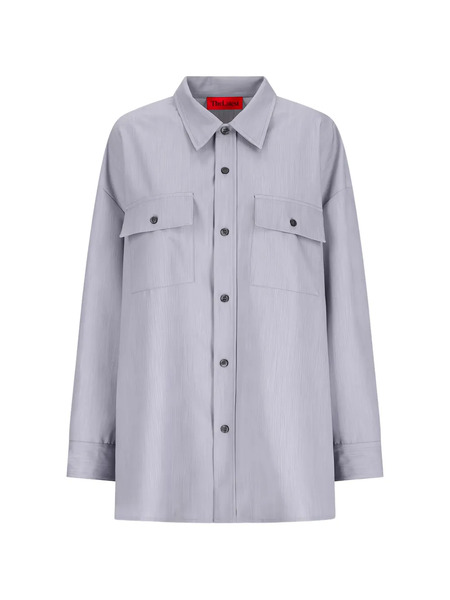  Thelatest Buttoned Pocket Shirt - Grey 
