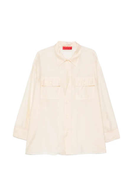  Thelatest Daria Chest-pocket Buttoned Shirt - Neutrals 