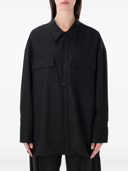 Thelatest Daria Long-sleeve Shirt - Black 