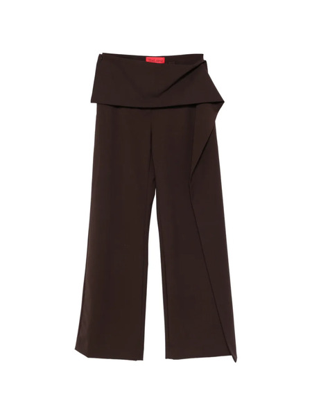  Thelatest Drape Trousers - Brown 