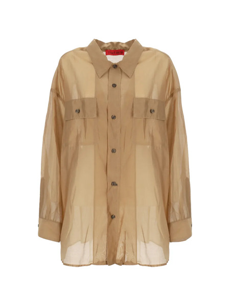  Thelatest Long-sleeve Shirt - Brown 