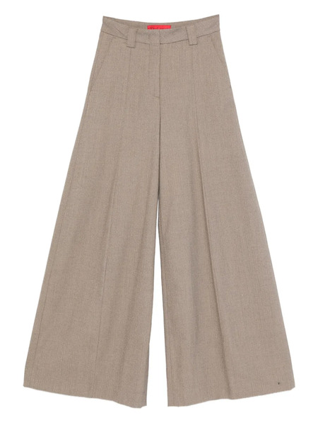  Thelatest Pleat-detail Cotton Trousers - Neutrals 