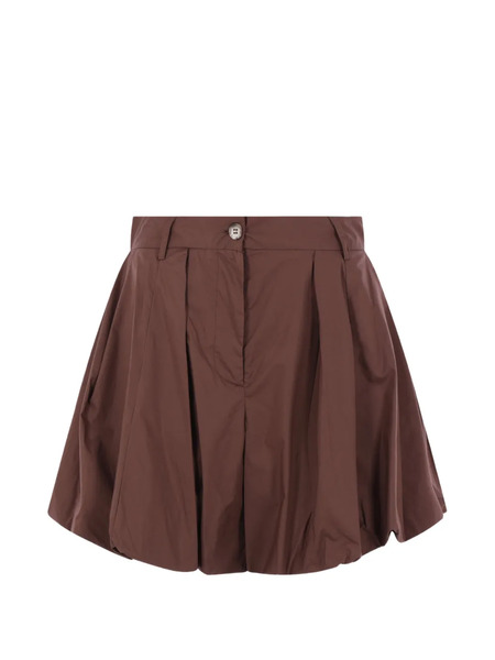  Thelatest Pleated Shorts - Brown 