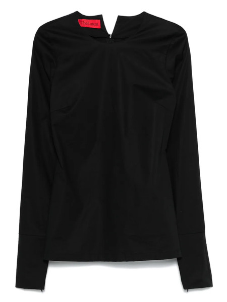  Thelatest Poplin Blouse - Black 