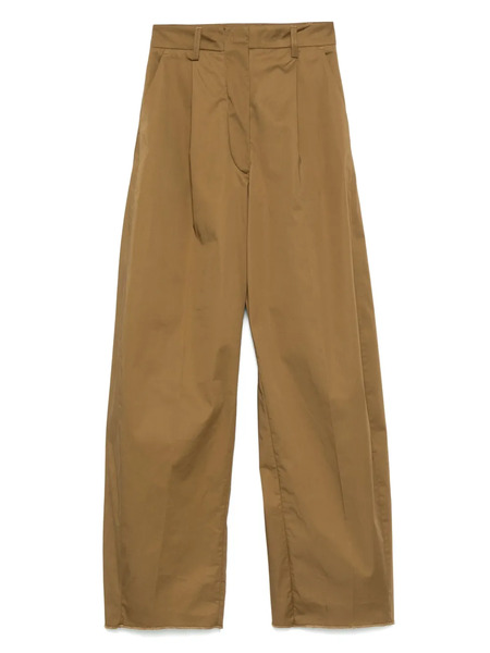  Thelatest Poplin Trousers - Brown 