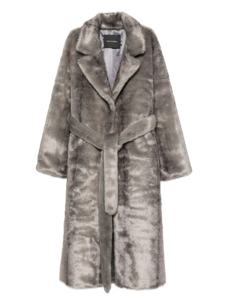  Thelaurent Belted Coat - Grey 