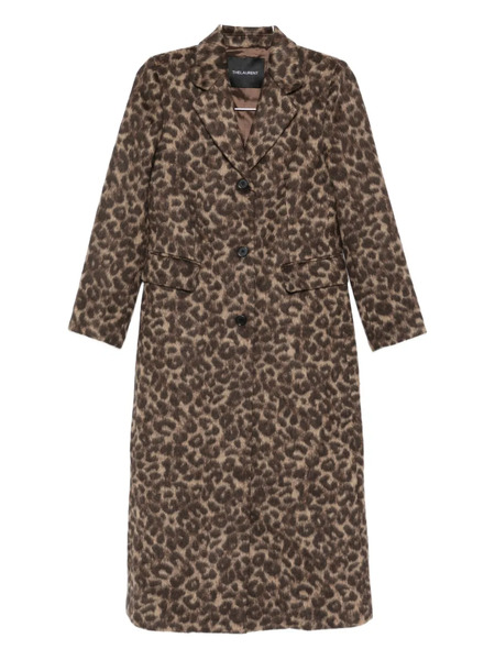  Thelaurent Leopard-print Single-breasted Coat - Neutrals 