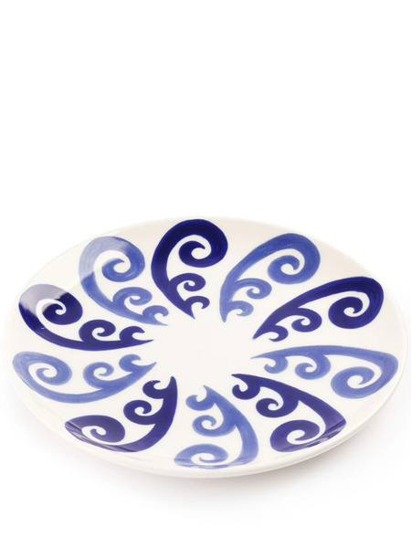  Themis Z Athenee Peacock Dessert Plate - White 