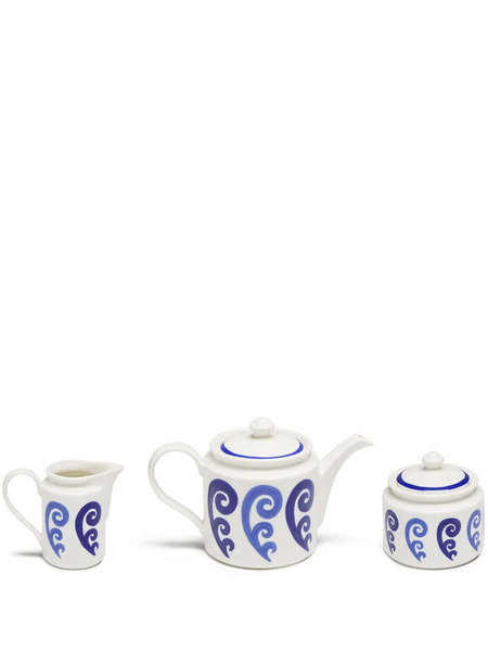  Themis Z Athenee Peacock Tea Set - White 