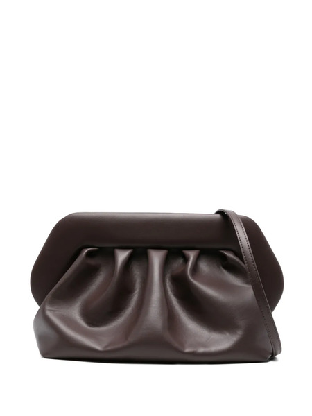  Themoirè Bios Pleated Clutch Bag - Brown 