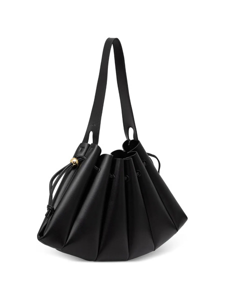  Themoirè Calipso Pleated-effect Shoulder Bag - Black 