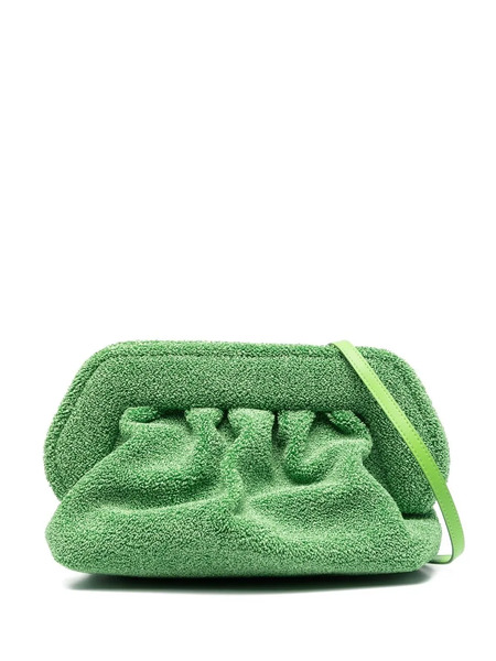  Themoirè Gea Re-fur Clutch Bag - Green 