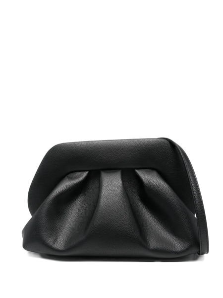 Themoirè Medium Bios Clutch Bag - Black 