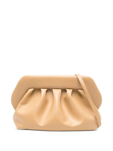  Themoirè Medium Bios Vegan Gathered Clutch Bag - Neutrals 