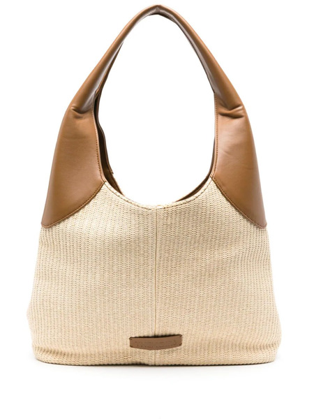  Themoirè Ninfa Straw Shoulder Bag - Neutrals 