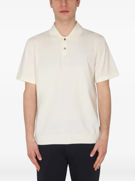  Theory Buttoned Polo Shirt - Neutrals 