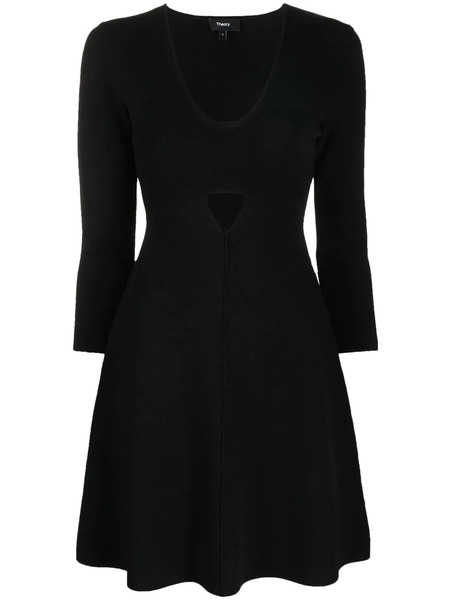  Theory Cut-out Mini Dress - Black 