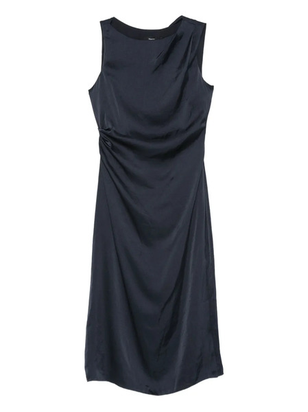  Theory Draped Cowl-neck Dress - Blue 