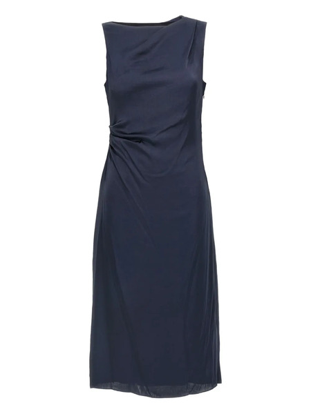  Theory Draped Midi Dress - Blue 