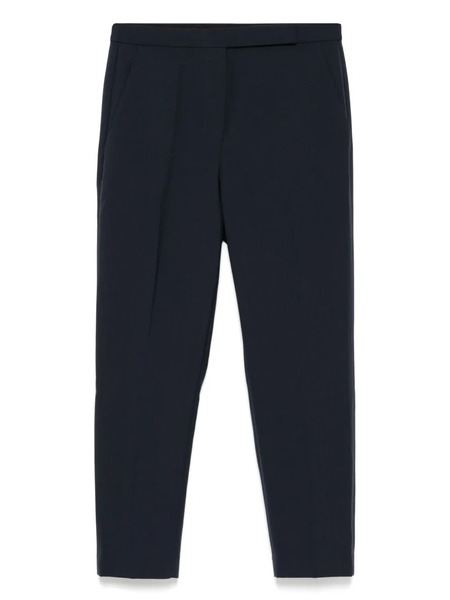  Theory High-waisted Slim Cropped Trousers - Blue 