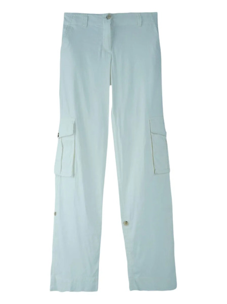  Theory Linen Cargo Pants - White 