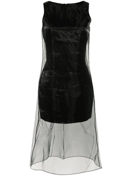  Theory Overlay Midi Dress - Black 