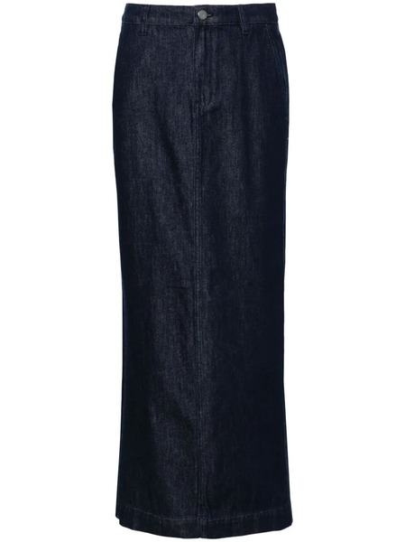  Theory Pencil Midi Skirt - Blue 