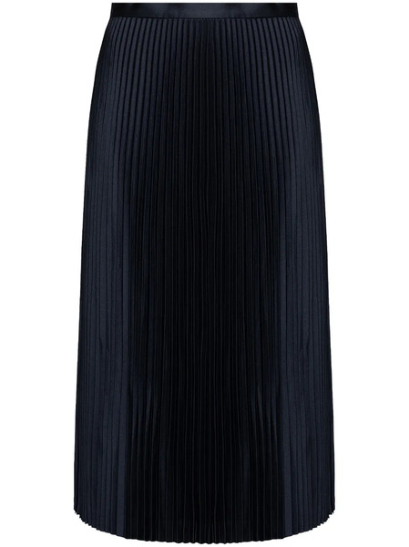  Theory Pleated Midi Skirt - Blue 