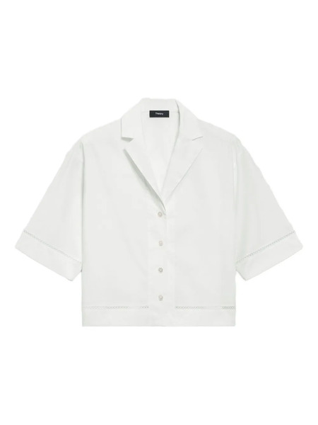 Theory Poplin Shirt - White 