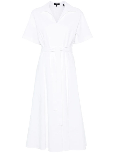  Theory Short-sleeve Midi Dress - White 