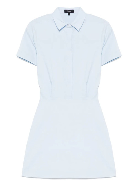  Theory Short-sleeved A-line Dress - Blue 