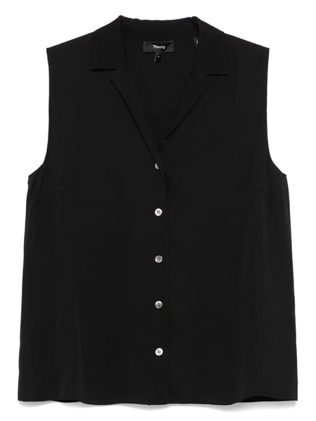  Theory Silk Shirt - Black 