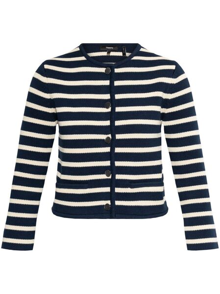  Theory Striped Cardigan - Blue 