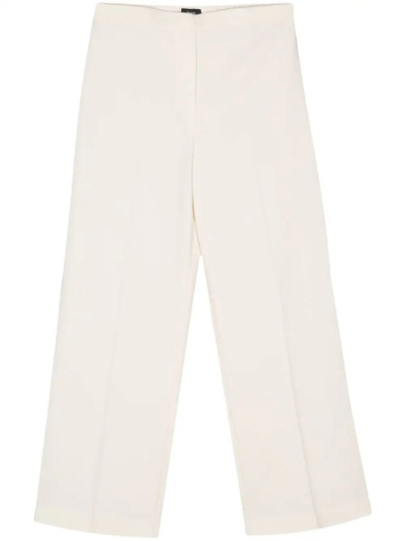  Theory Wide-leg Crepe Trousers - White 