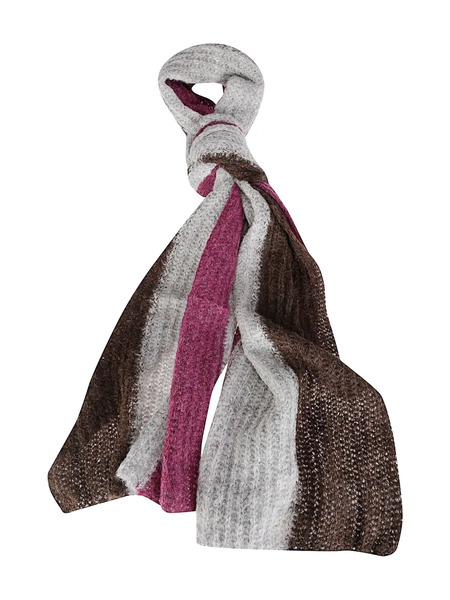  Thibault Van Der Straete Ribbed -knit Scarf - Grey 