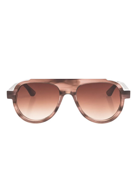  Thierry Lasry Clandesty Pilot-frame Sunglasses - Brown 