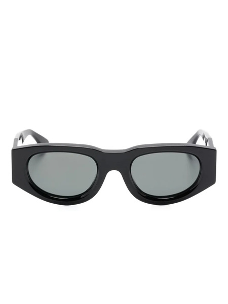  Thierry Lasry Dopamy Geometric-frame Sunglasses - 101 Black 