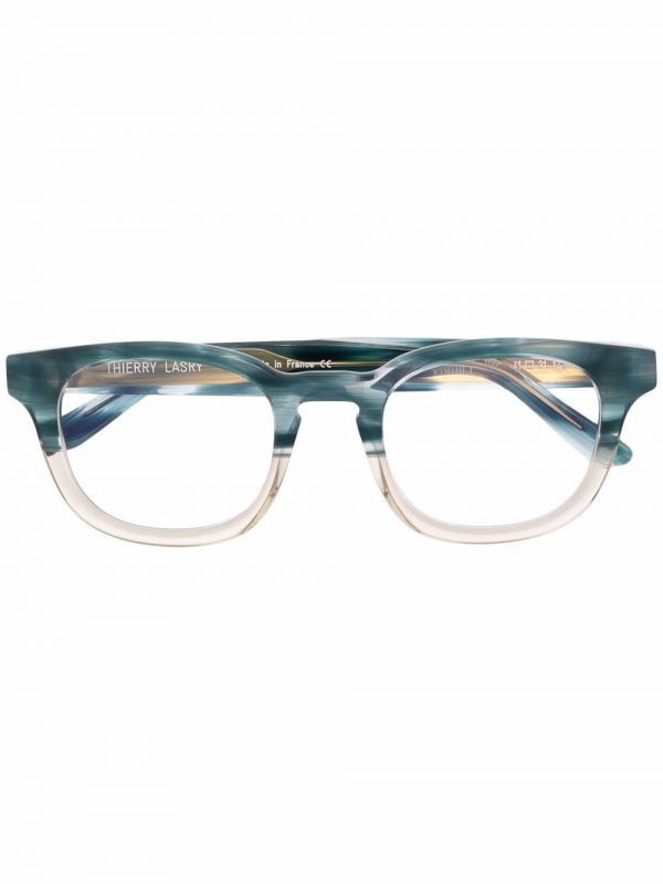  Thierry Lasry Dystopy Square Glasses - Blue 