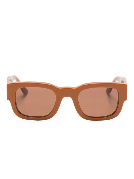  Thierry Lasry Foxxxy Rectangle-frame Sunglasses - Brown 