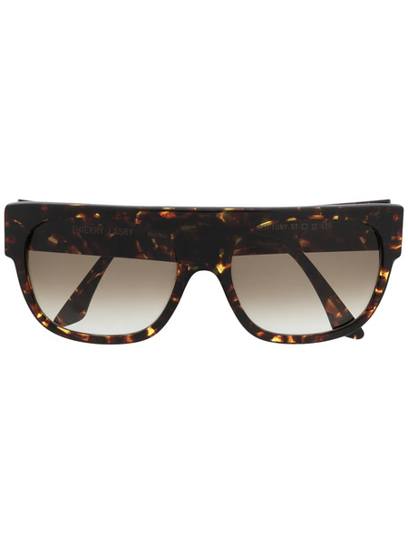  Thierry Lasry Kryptony Square Sunglasses - Brown 